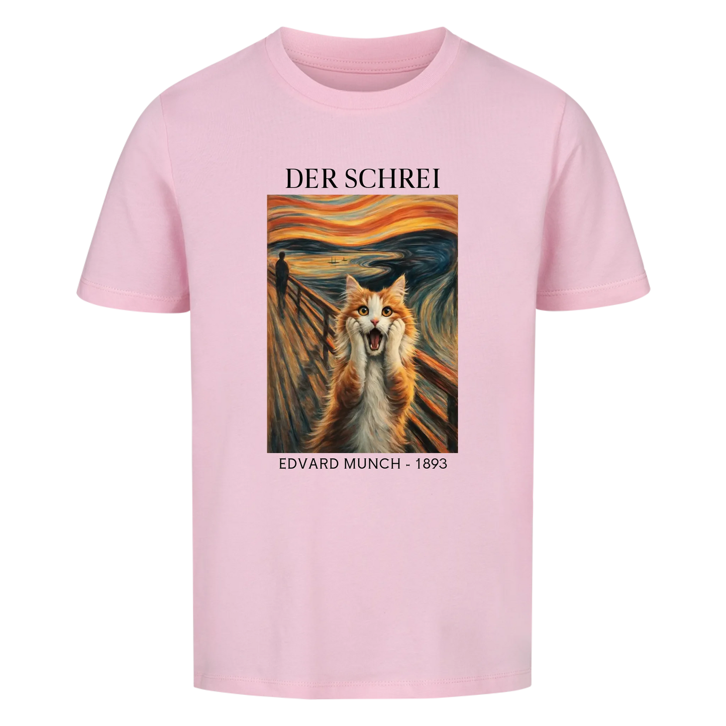 Der Schrei Organic Shirt Kids Personalisiert