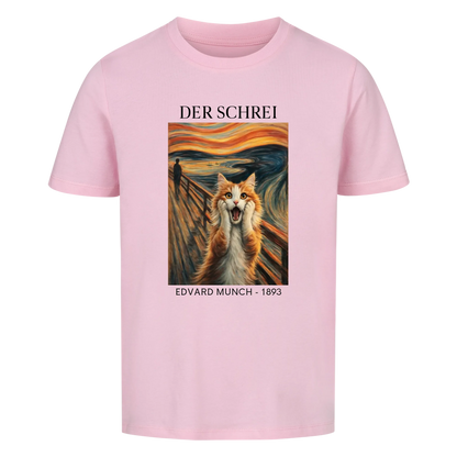 Der Schrei Organic Shirt Kids Personalisiert