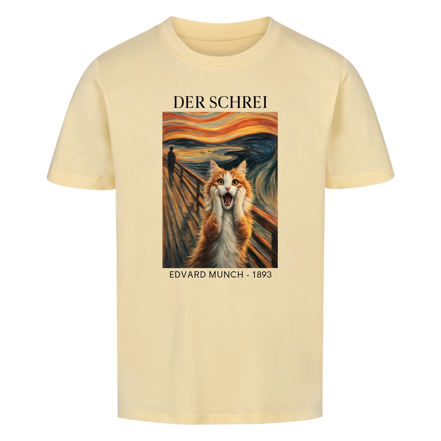 Der Schrei Organic Shirt Kids Personalisiert