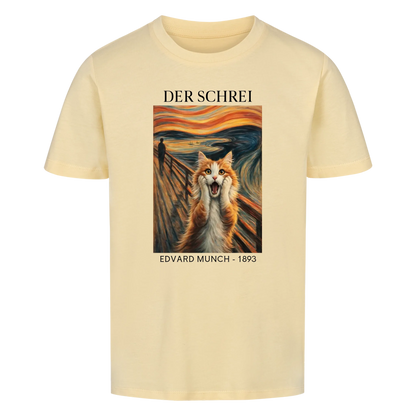 Der Schrei Organic Shirt Kids Personalisiert