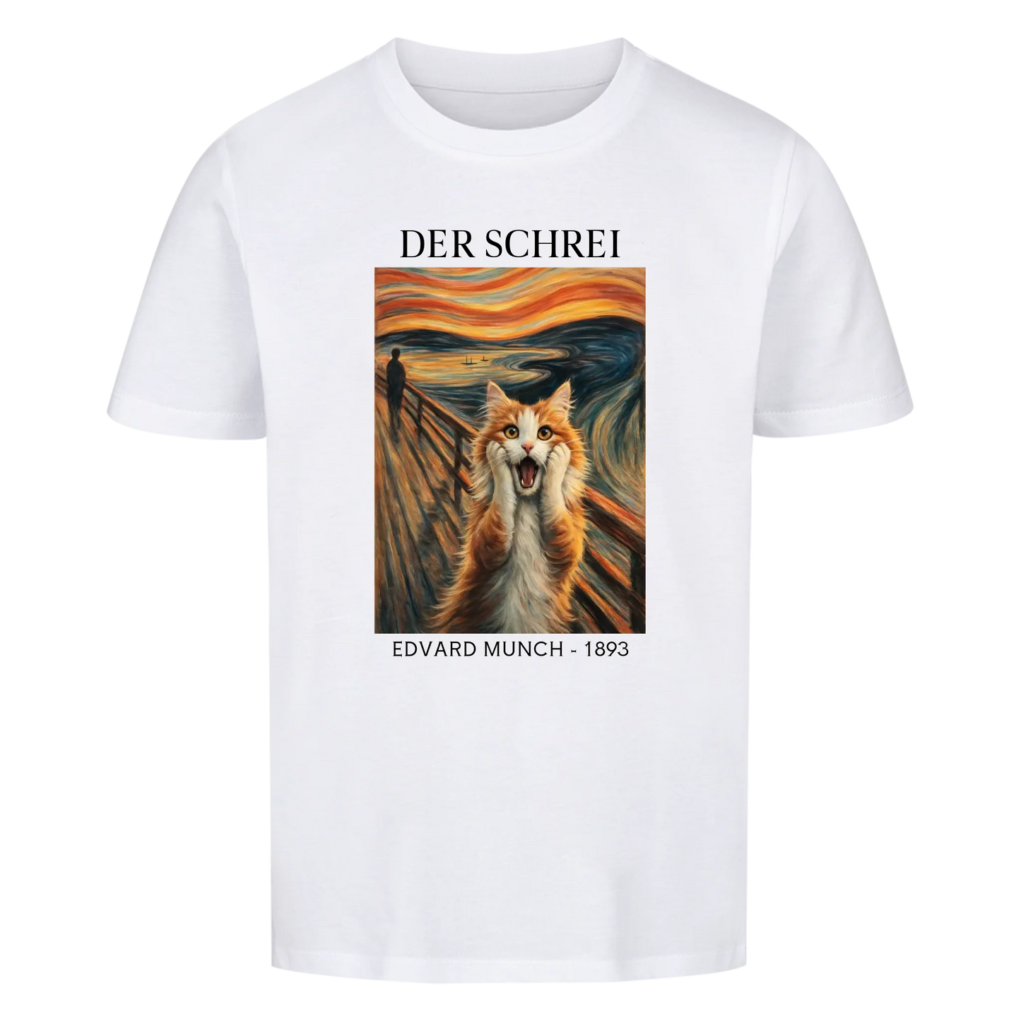 Der Schrei Organic Shirt Kids Personalisiert