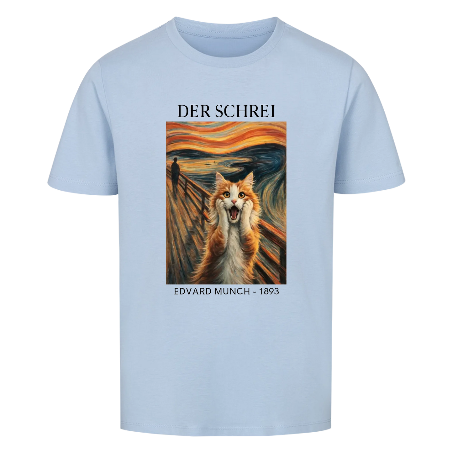 Der Schrei Organic Shirt Kids Personalisiert