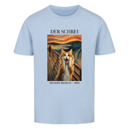 Der Schrei Organic Shirt Kids Personalisiert