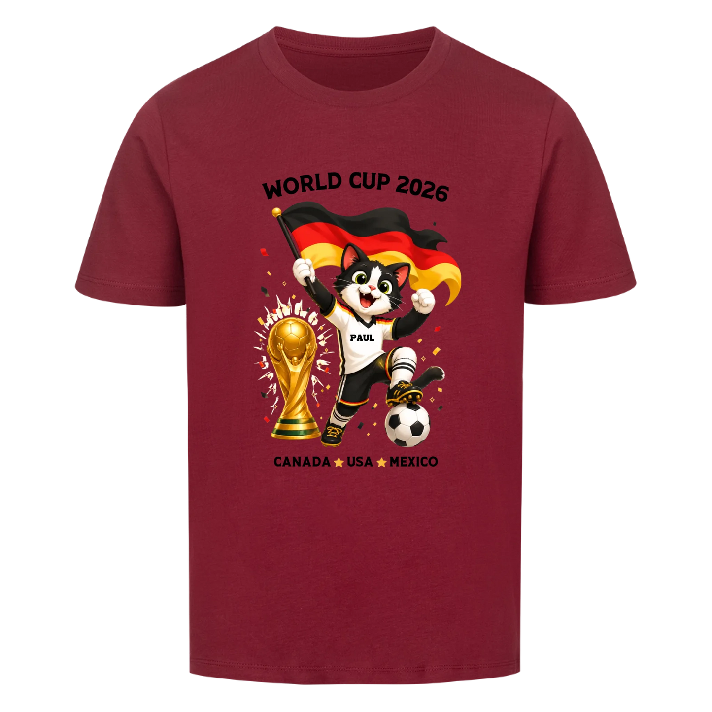 2026 World Cup T-Shirt personalisiert