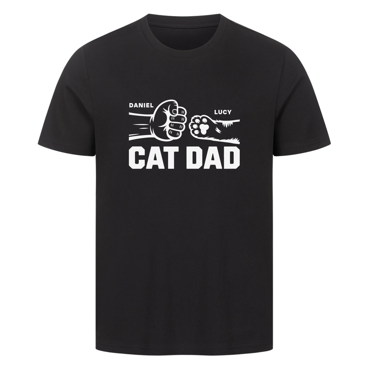 Cat Dad Personalized T-Shirt