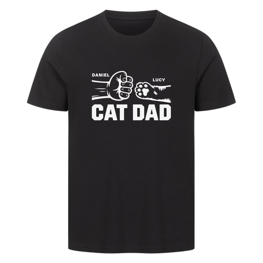 Cat Dad Personalisiertes T-Shirt