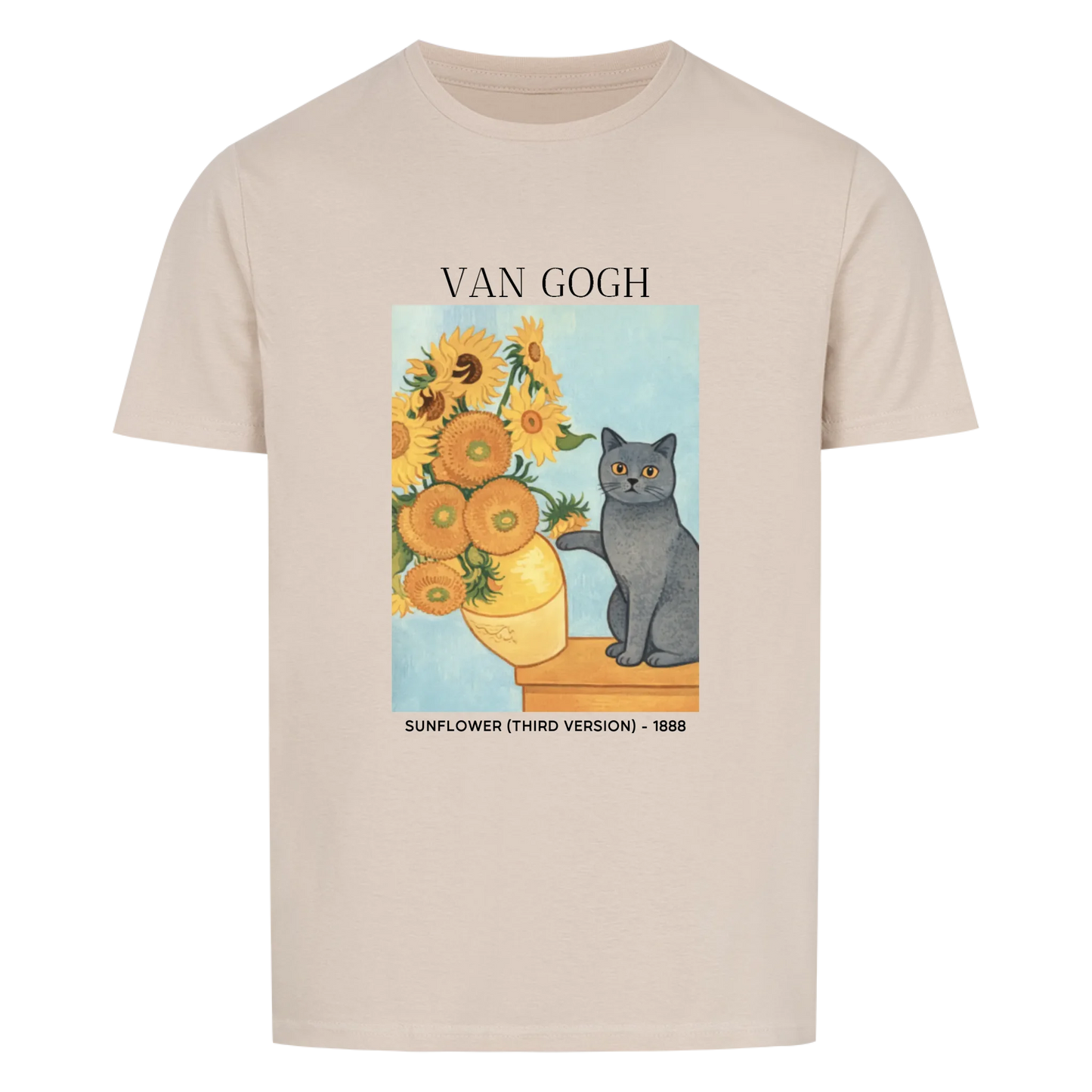 Van Gogh Sunflowers Personalized T-Shirt