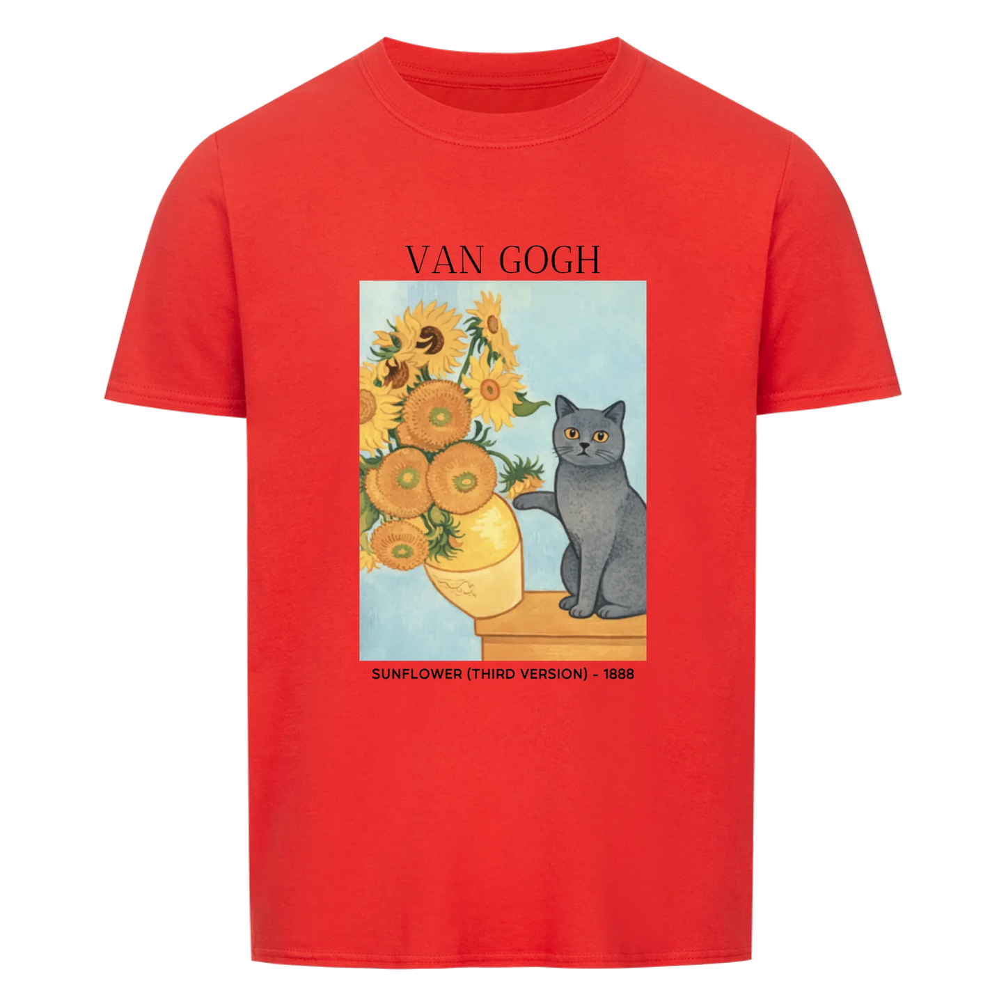 Van Gogh Sunflowers Personalized T-Shirt