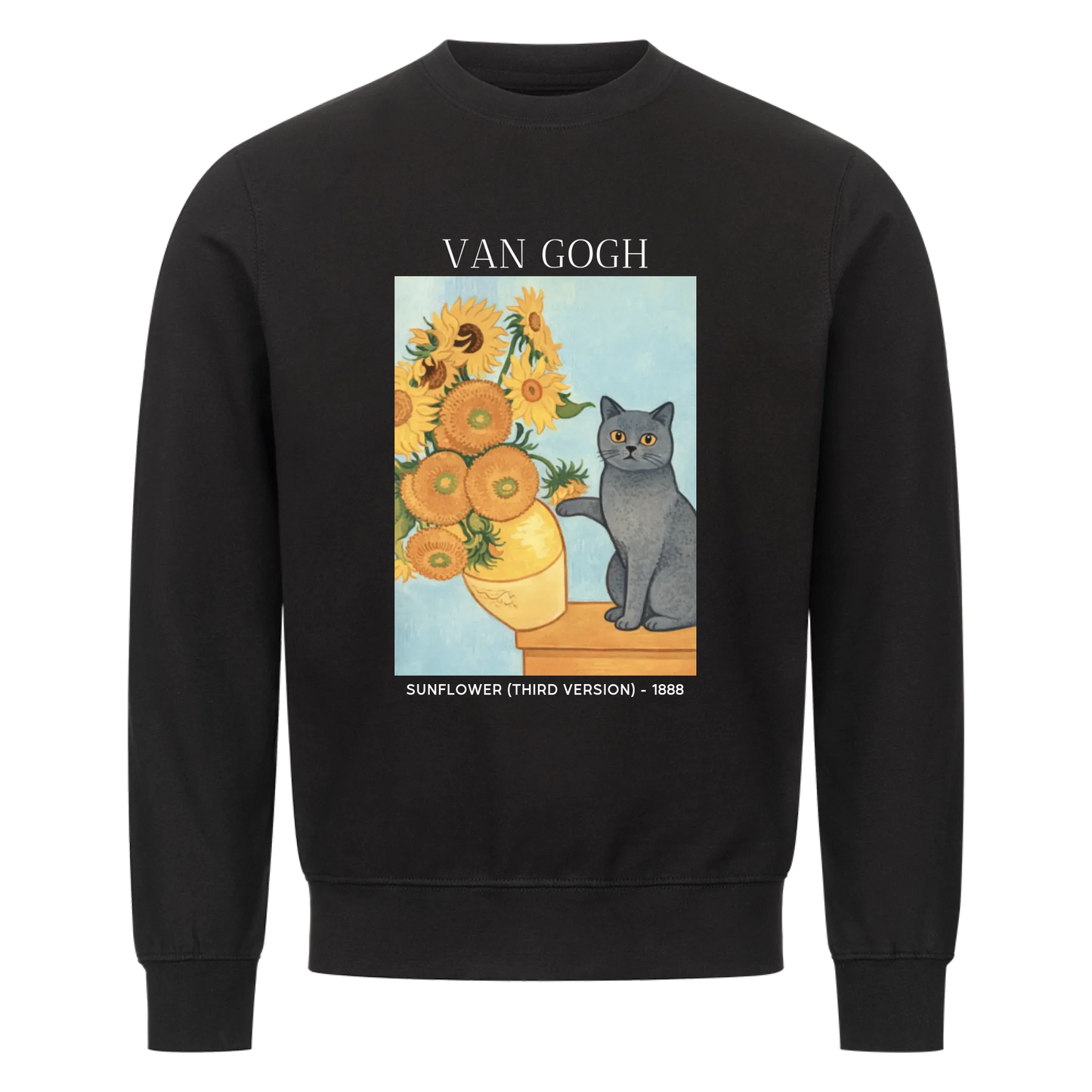 Van Gogh Sunflower Personalized Sweatshirt