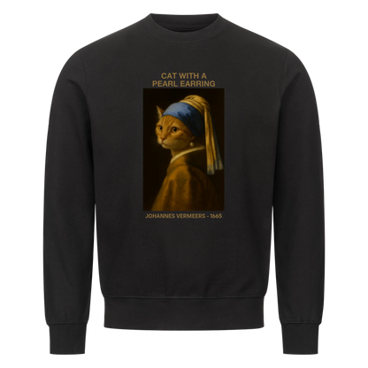 Cat With A Pearl Earring Personalized Sweatshirt
