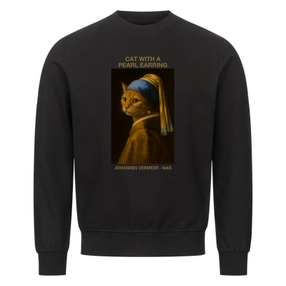 Cat With A Pearl Earring Personalized Sweatshirt