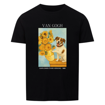 Van Gogh Sunflowers Dog Personalized T-Shirt