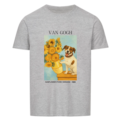 Van Gogh Sunflowers Dog Personalized T-Shirt