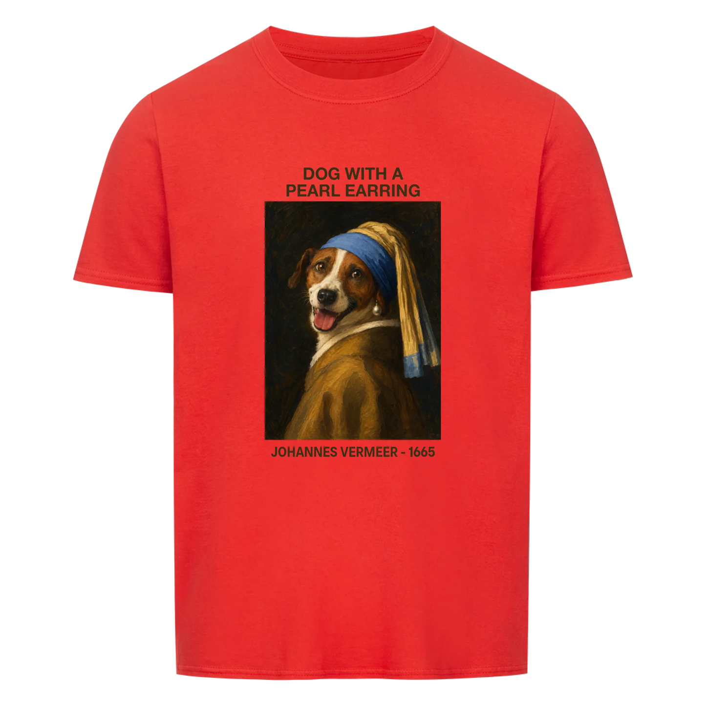 Dog With A Pearl Earring Personalized T-Shirt