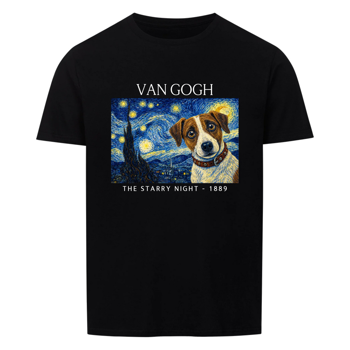 Starry Night Dog Personalized T-Shirt