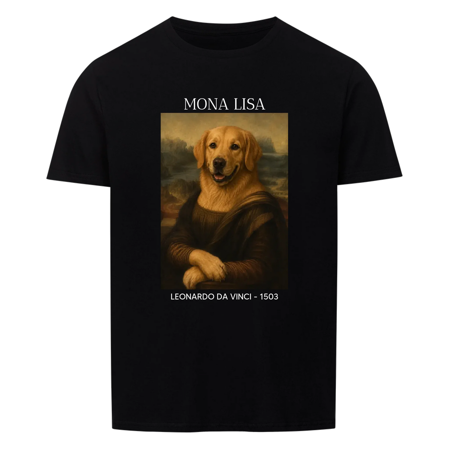 Mona Lisa Dog Personalized T-Shirt