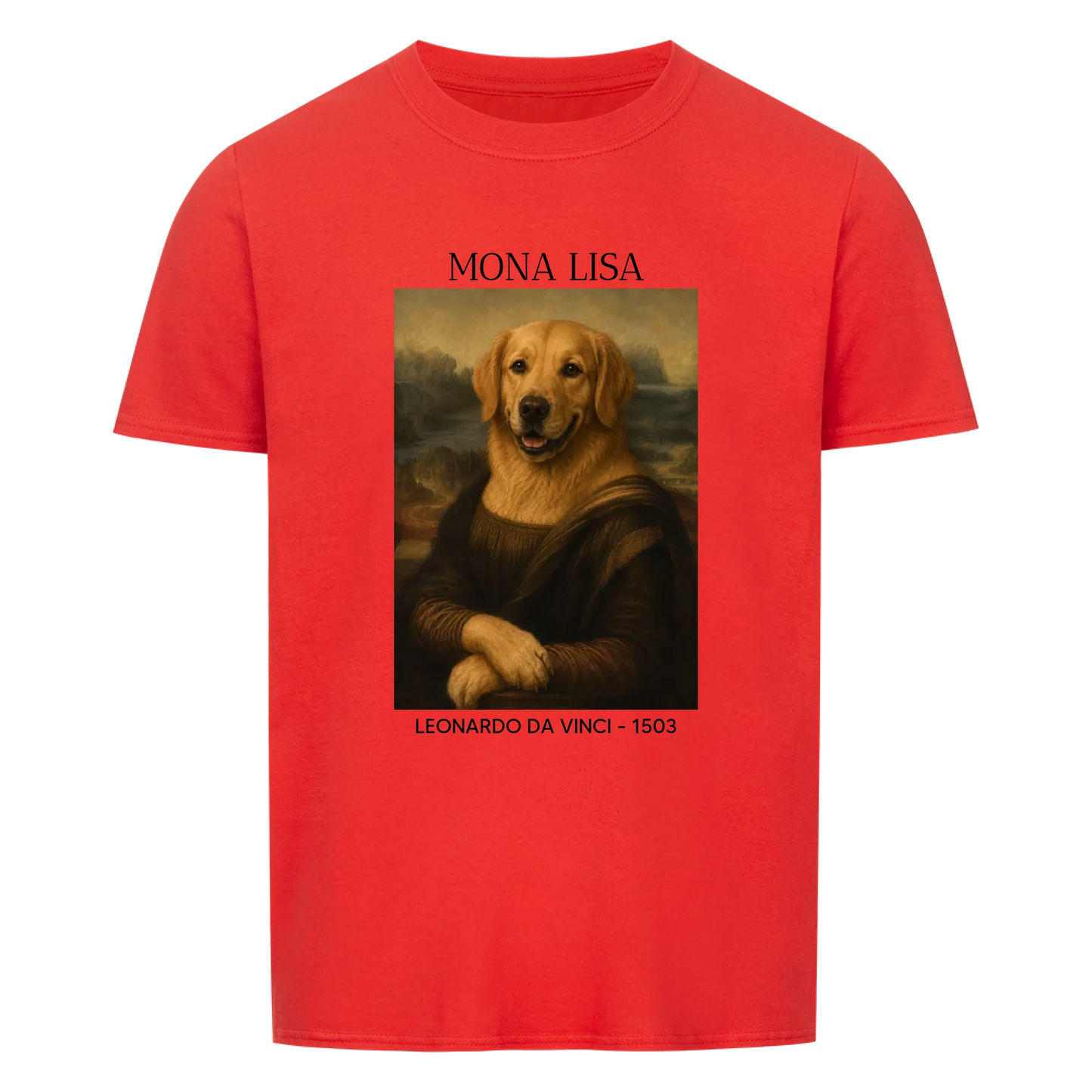Mona Lisa Dog Personalized T-Shirt