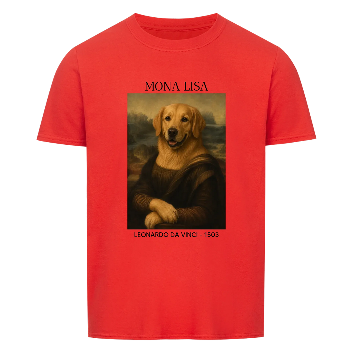 Mona Lisa Dog Personalized T-Shirt