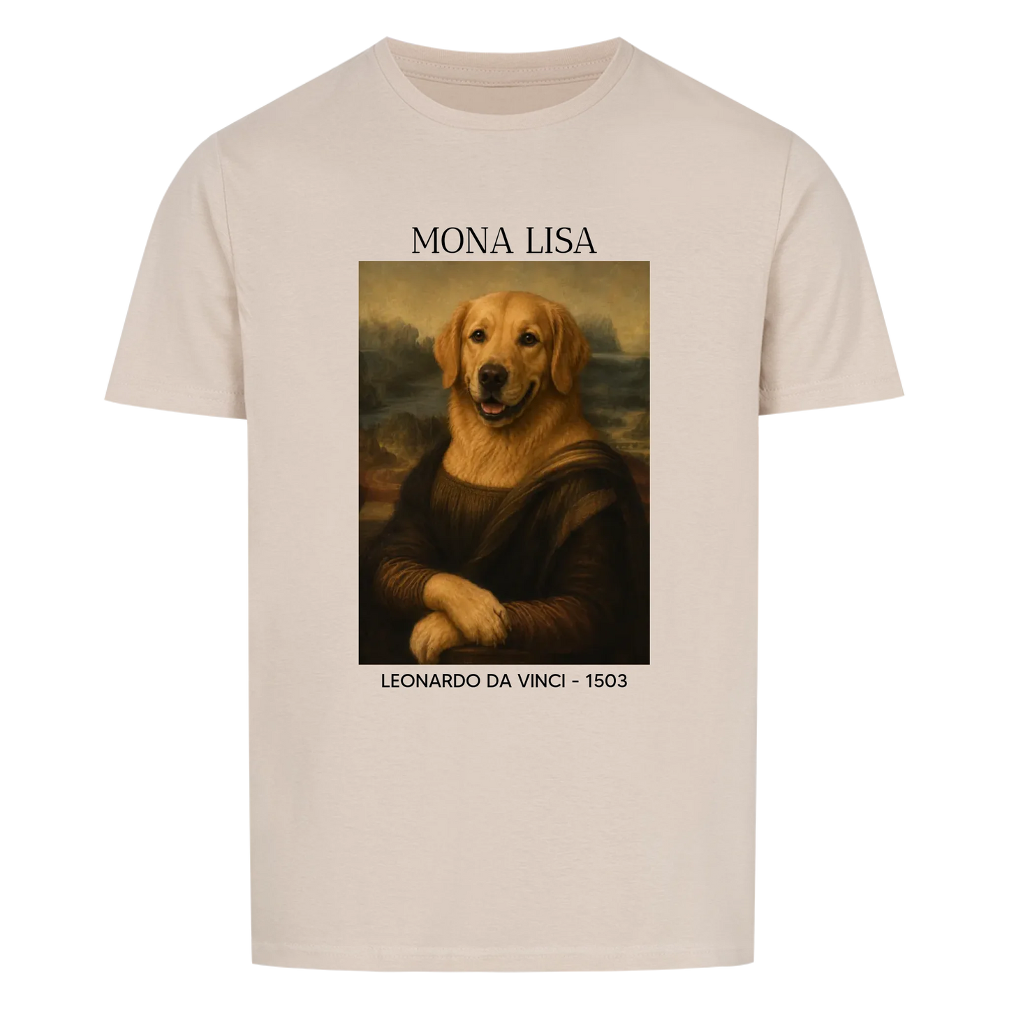 Mona Lisa Dog Personalized T-Shirt