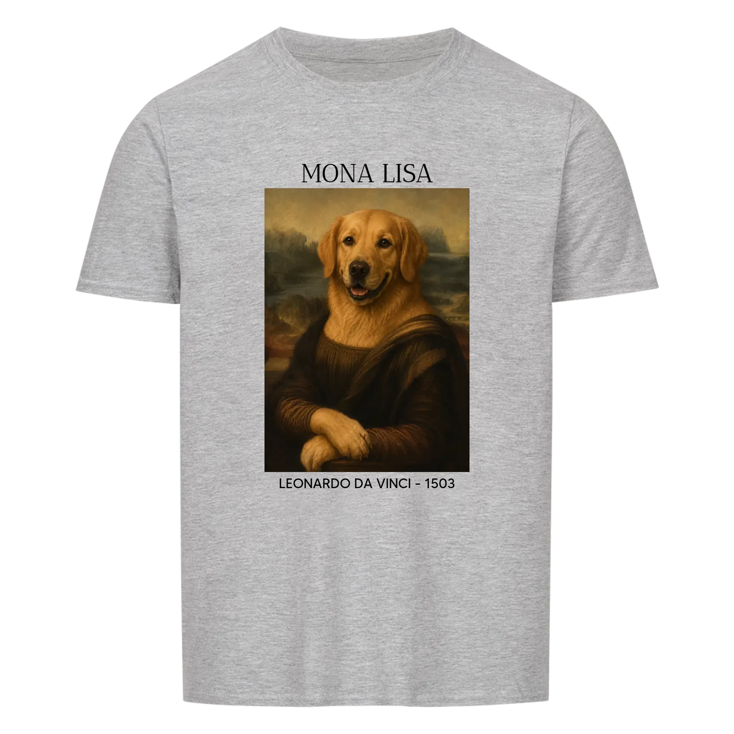 Mona Lisa Dog Personalized T-Shirt