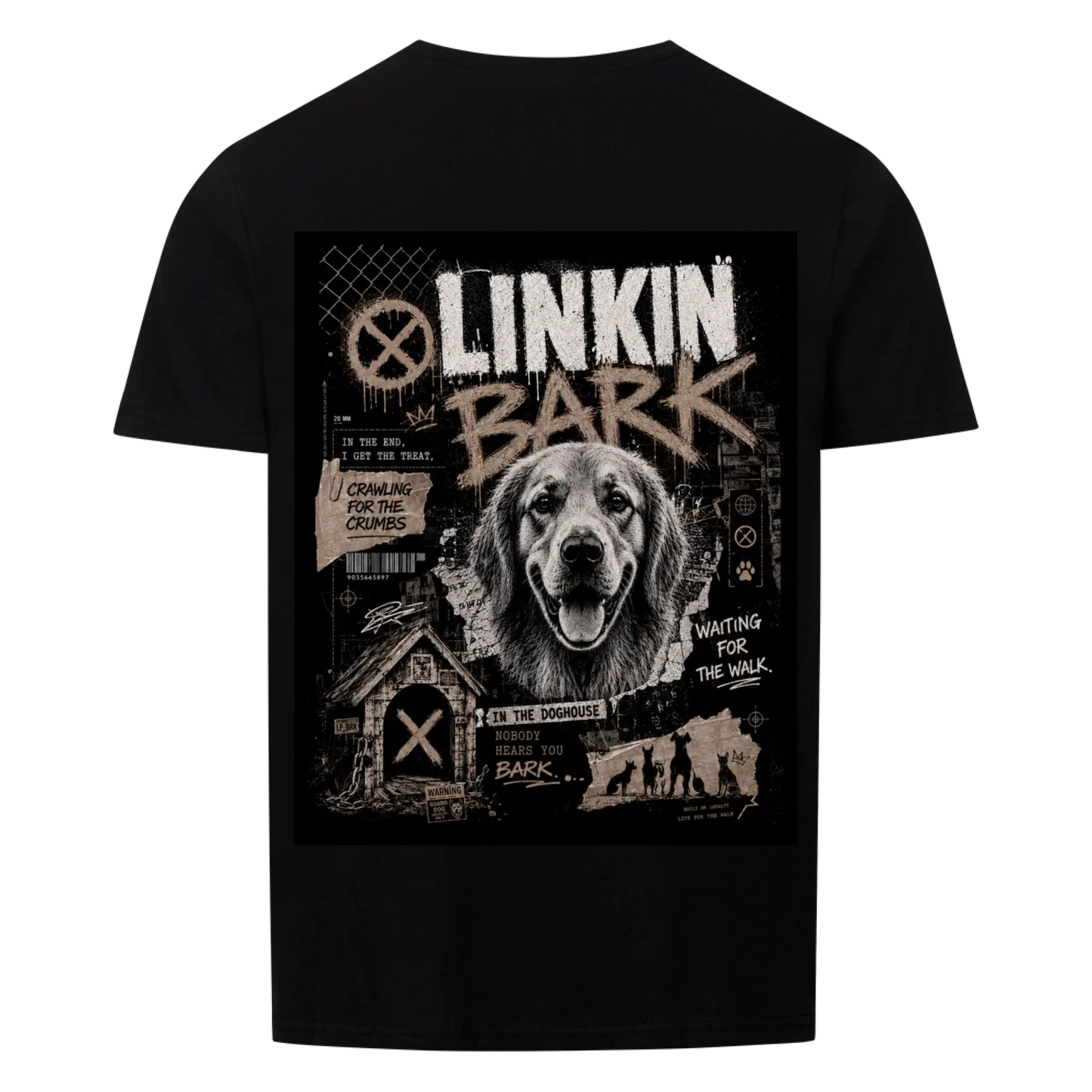 Linkin Bark Personalisiertes T-Shirt (Backprint)