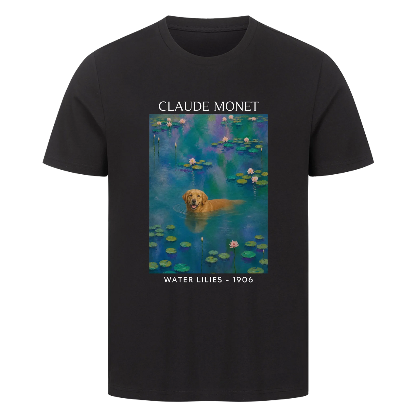 Seerosen Claude Monet Personalisiertes T-Shirt