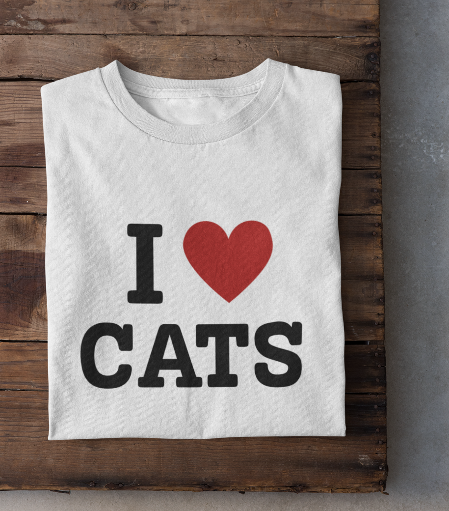 I 🖤 Cats  Premium T-Shirt
