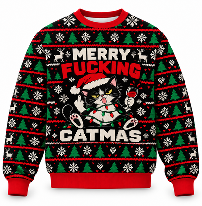 Catmas Ugly Sweatshirt