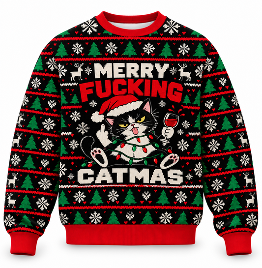 Catmas Ugly Sweatshirt