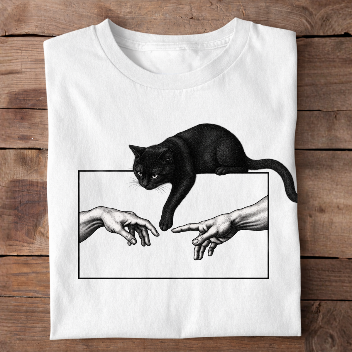 The Creation – Black Cat Basic Shirt Unisex