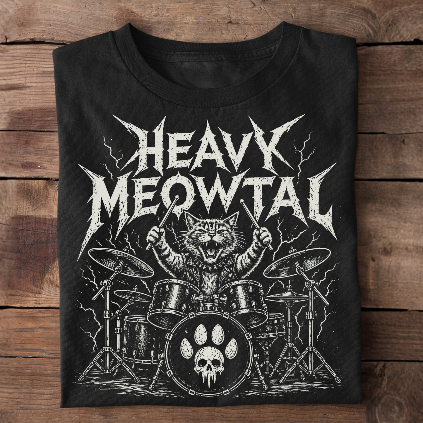 Heavy Meowtal Premium T-Shirt