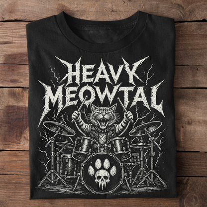 Heavy Meowtal Premium T-Shirt