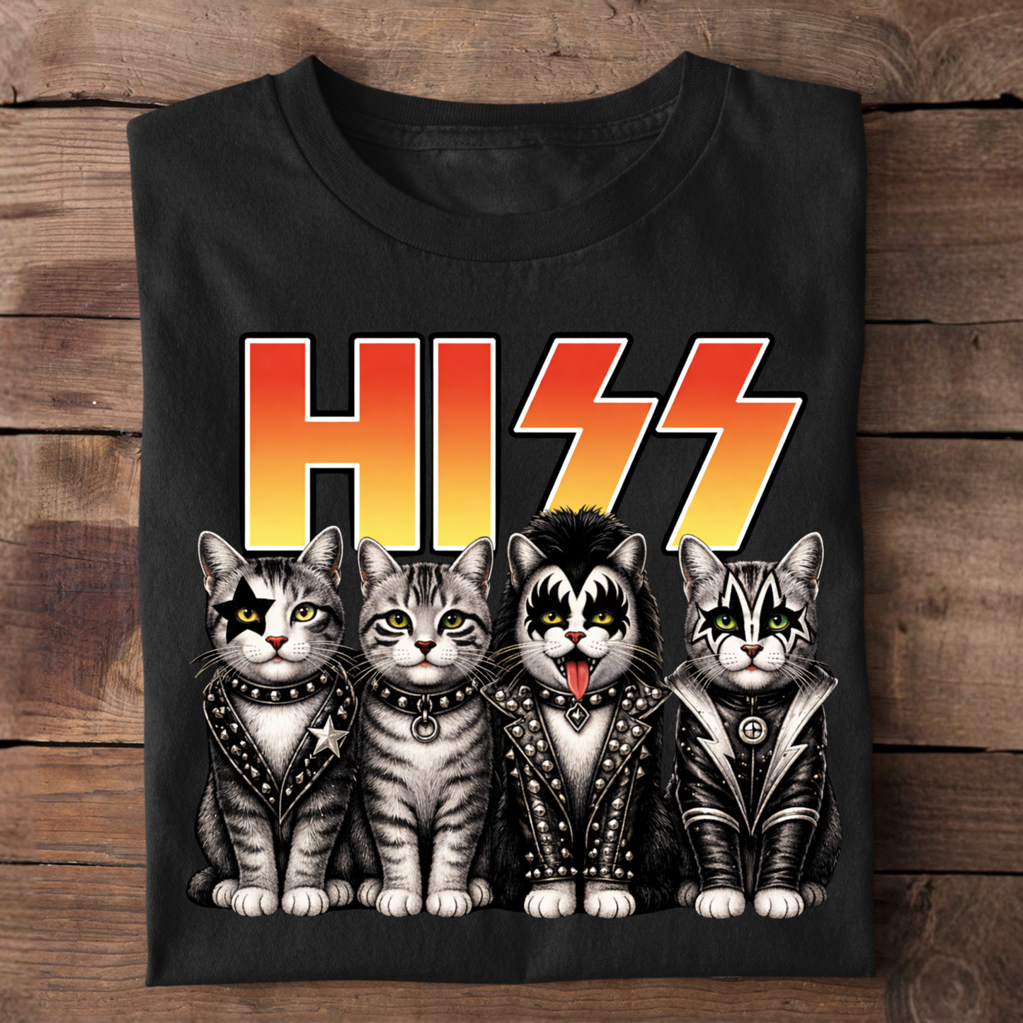 HISS Cats Basic Shirt Unisex