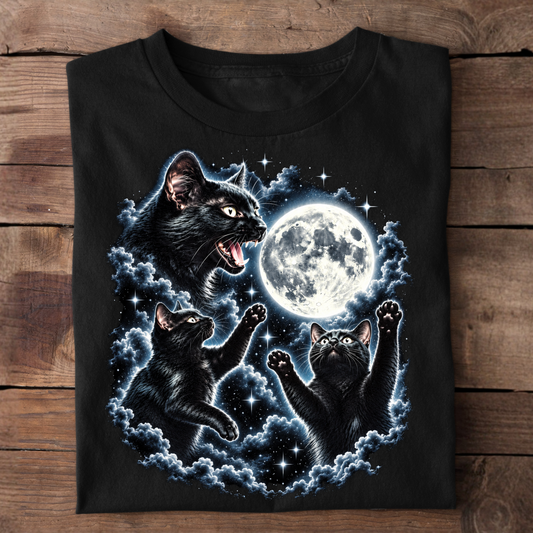 Moon Cat Basic Shirt Unisex