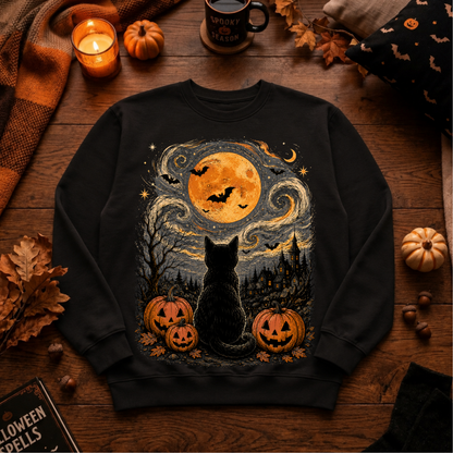 Starry Halloween Night Sweatshirt