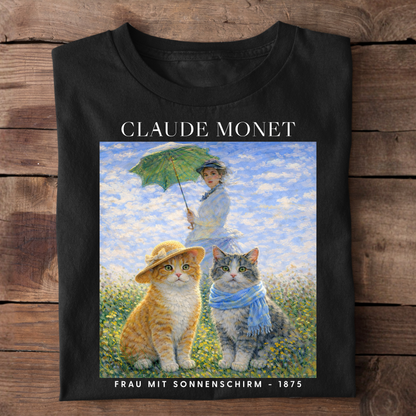 Frau mit Sonnenschirm T-Shirt