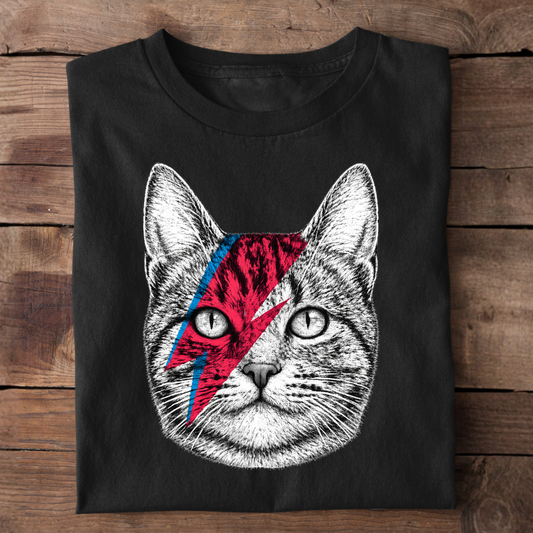 David Meowie Cat T-Shirt