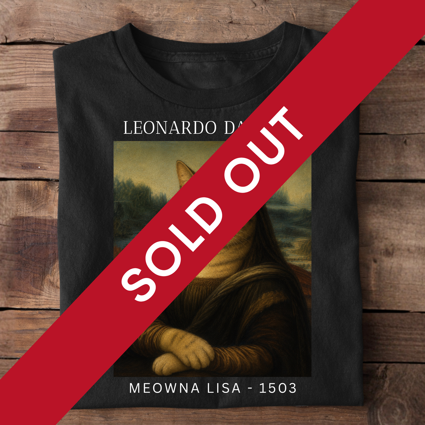 Meowna Lisa Basic Unisex Shirt