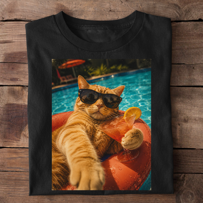 Katzenurlaub Premium T-Shirt
