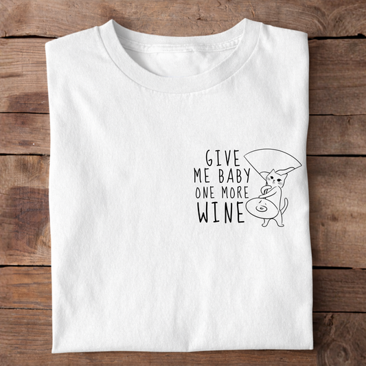 One More Wine unisex basic t-shirt
