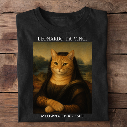Meowna Lisa Basic Unisex Shirt