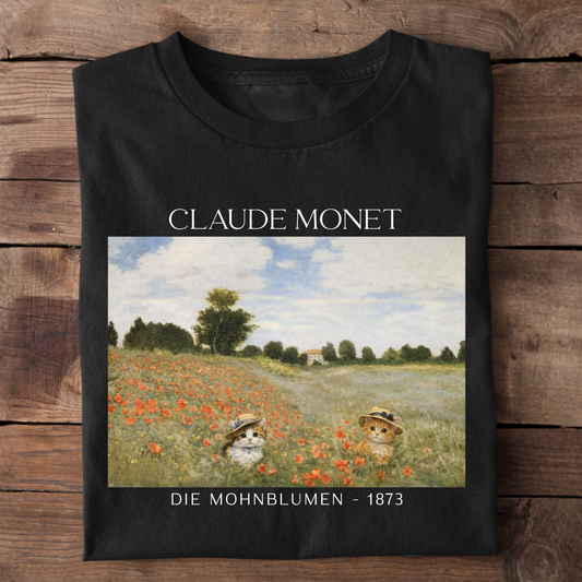 Mohnblumen Claude Monet Premium T-Shirt