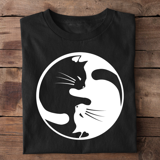 Yin-yang Cat Premium T-Shirt