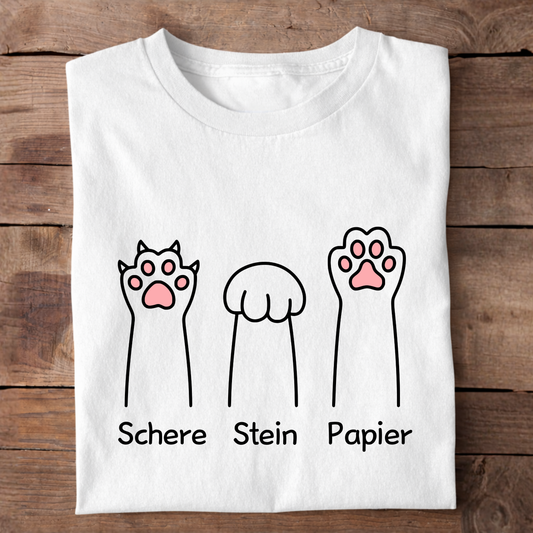 Rock Paper Scissors unisex basic T-shirt