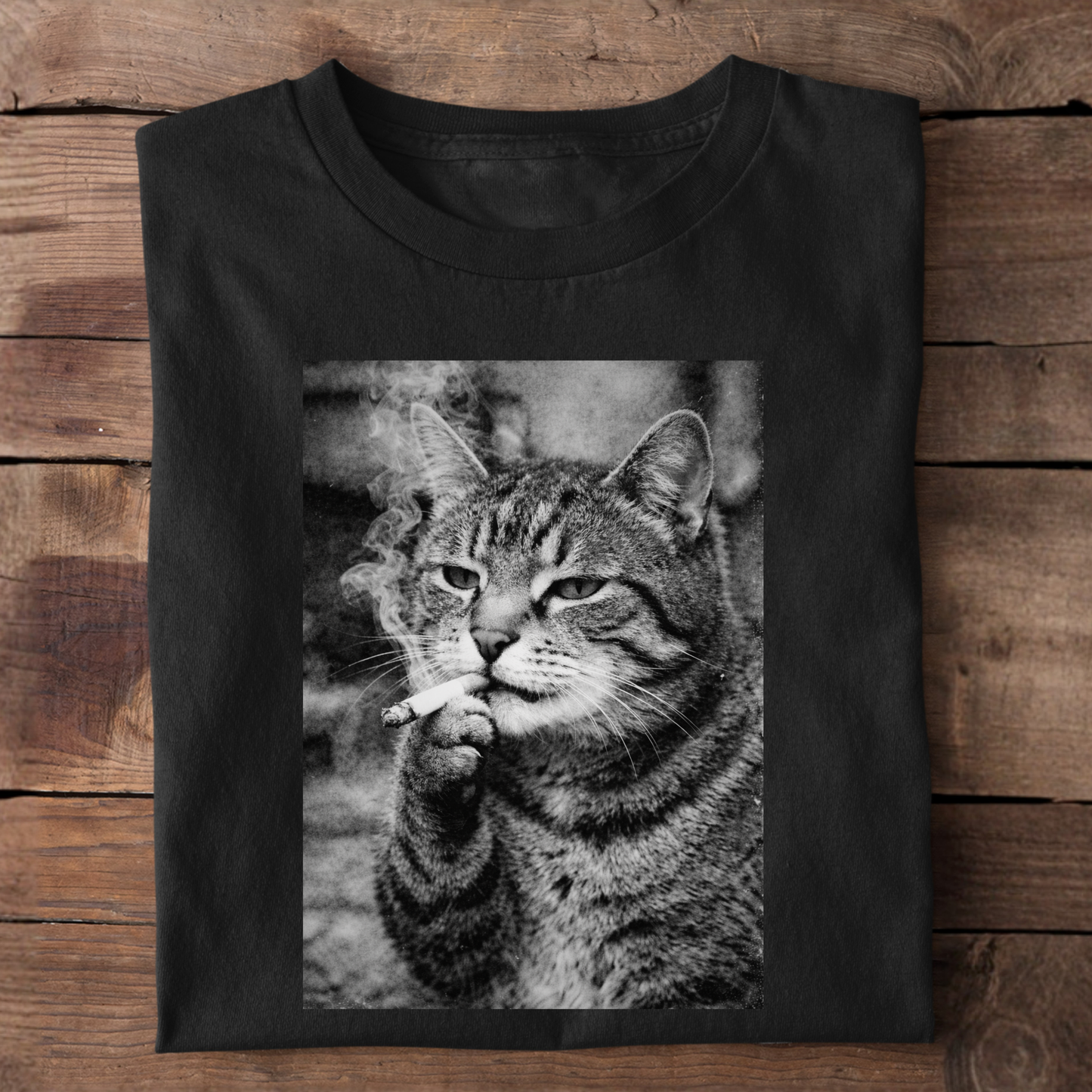 Rauchende Katze T-Shirt