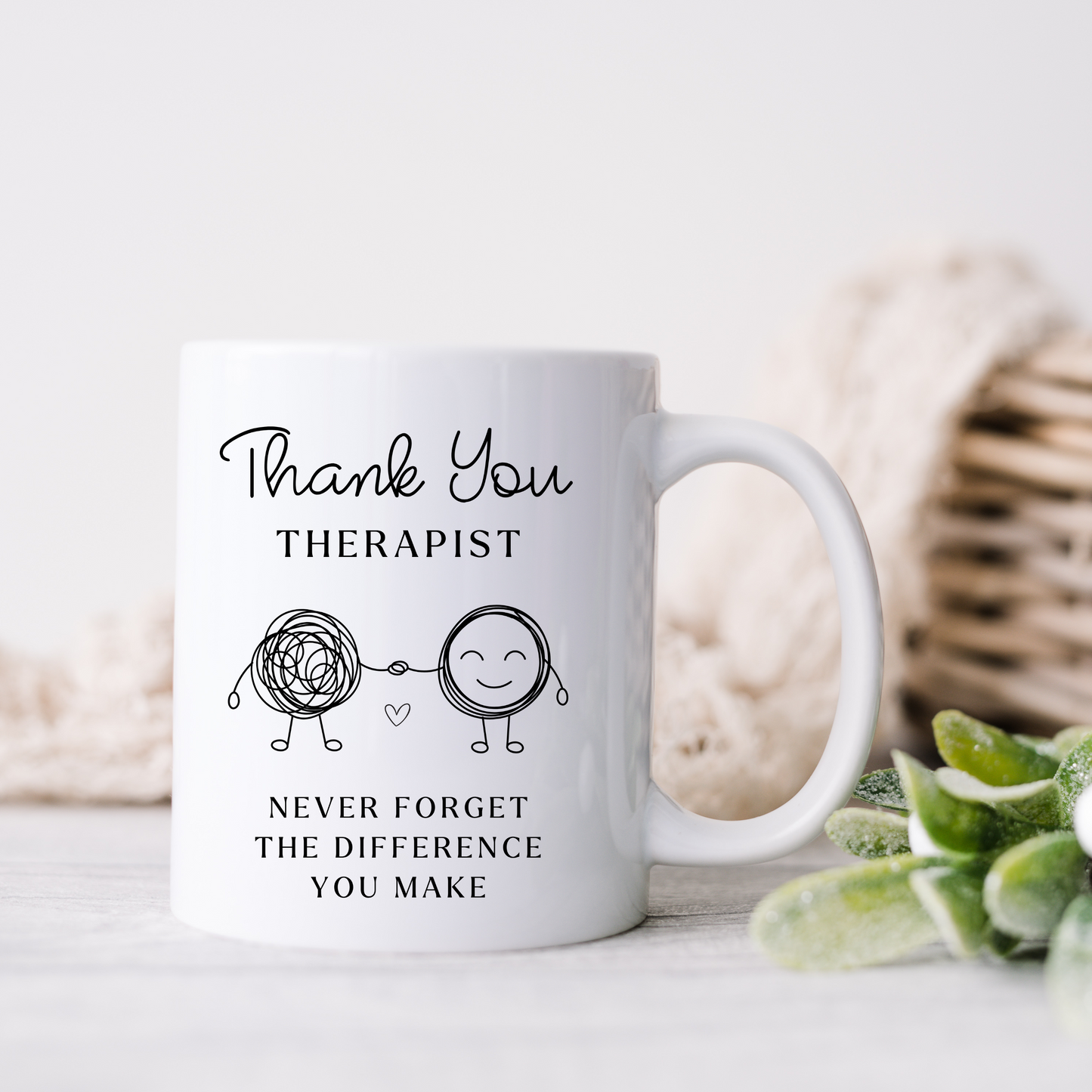 Danke an Therapeut*in Tasse