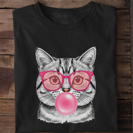 Kaugummi Katze Premium T-Shirt