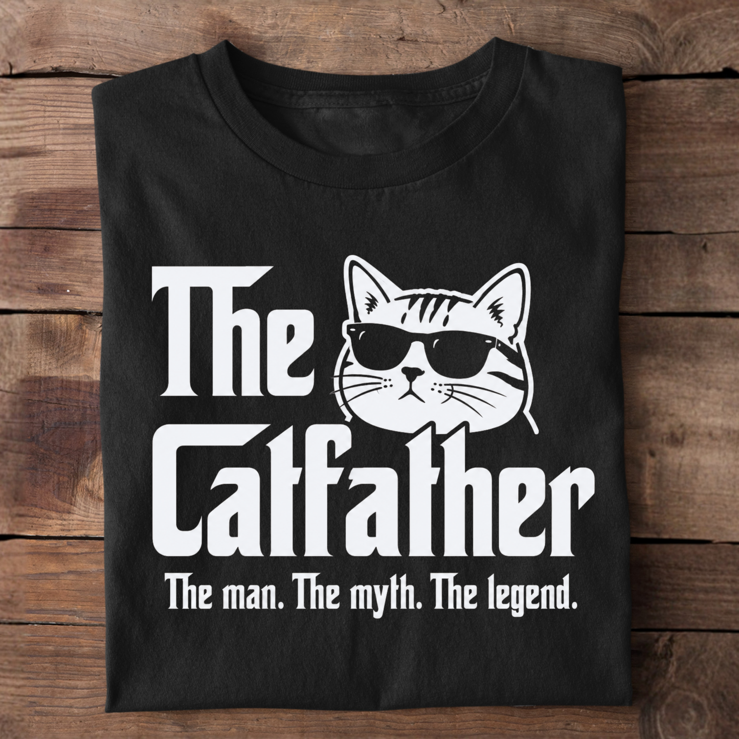 The Cat Father The Man Basic T-Shirt Unisex