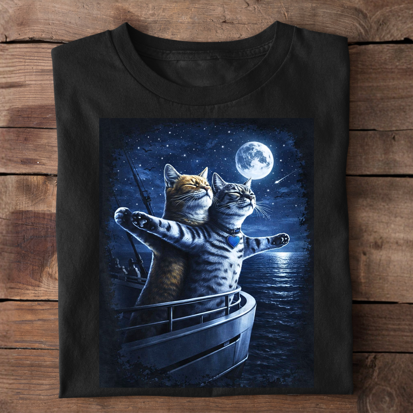 Titanic Katzen Premium T-Shirt