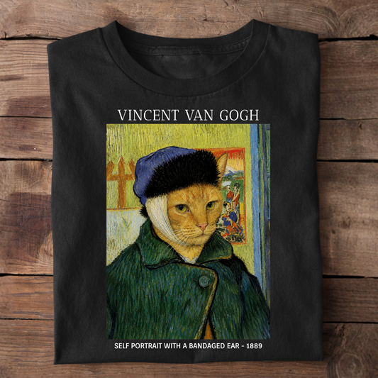 Bandaged Ear Van Gogh Basic Shirt Unisex